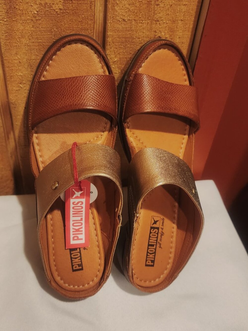 PIKOLINOS Heeled Sandals Leather Huelva Size EU 38
